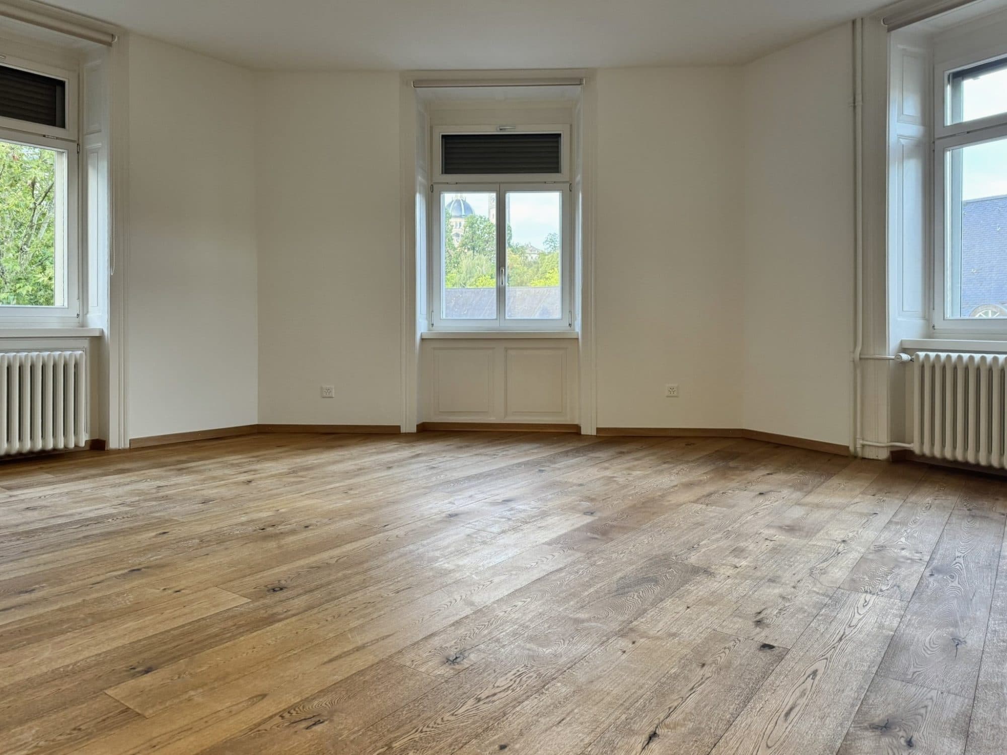Bright office room with parquet floor at Seestrasse 17/19